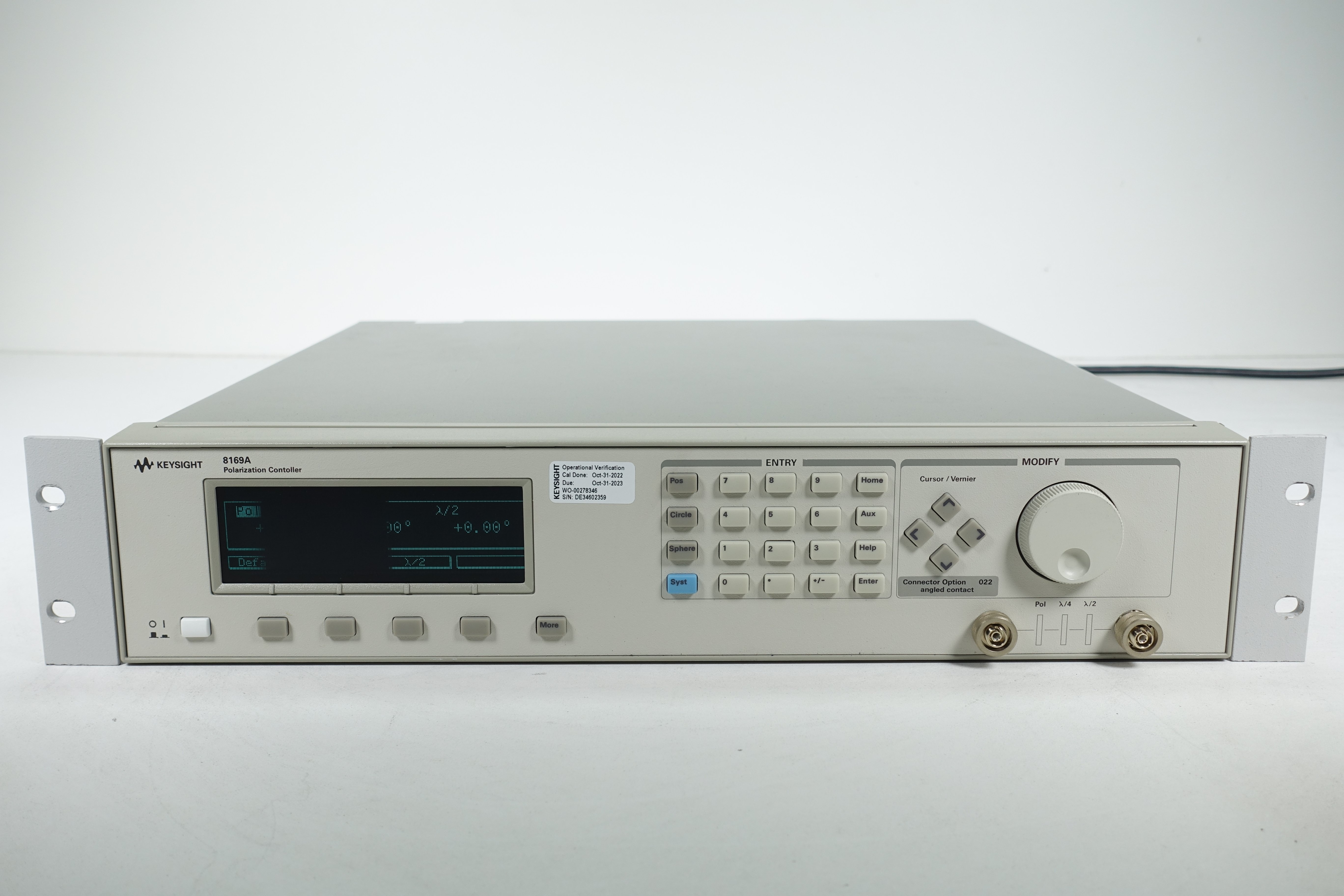Keysight 8169A Polarization Controller