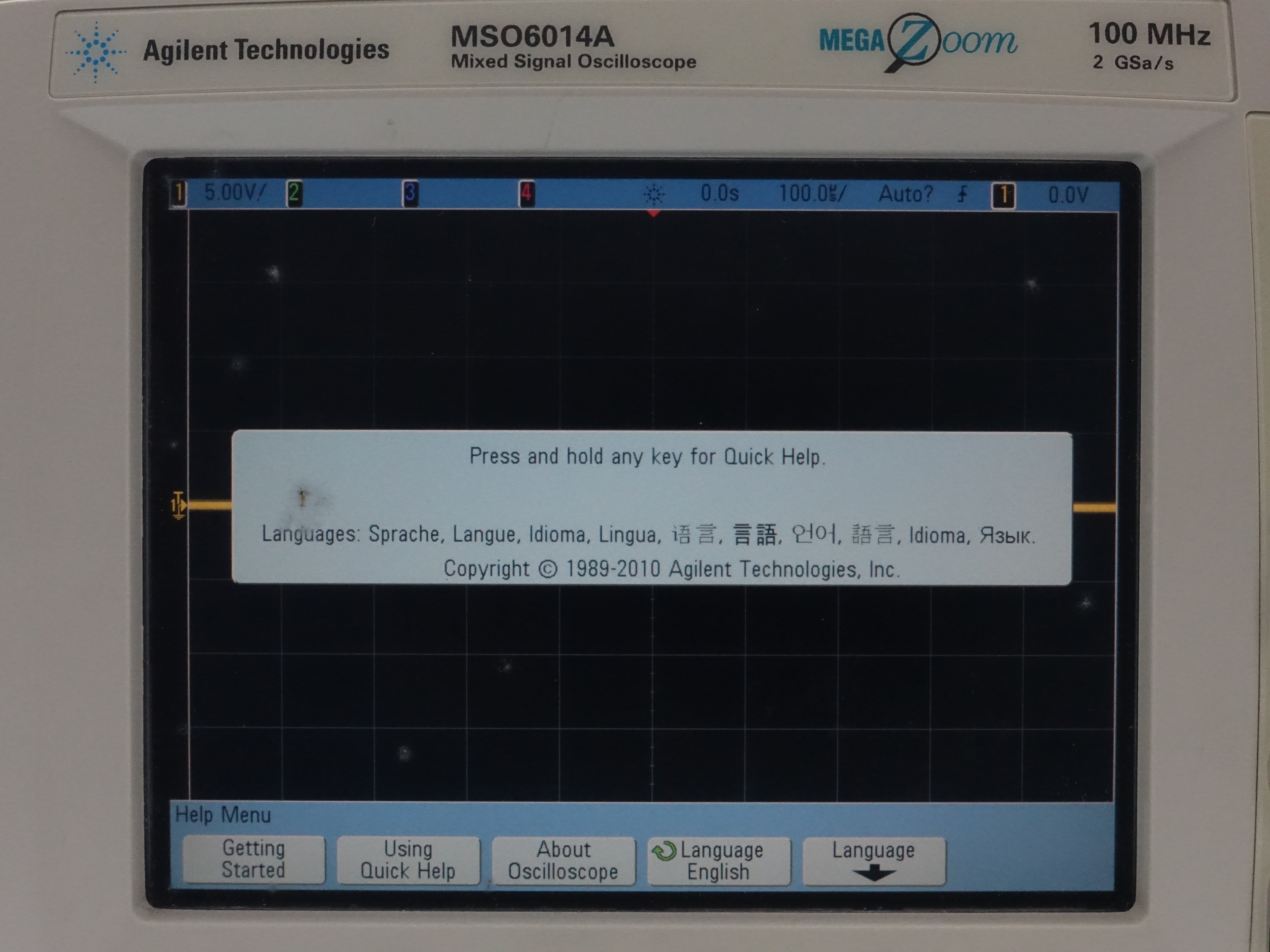 Keysight Used MSO6014A - Actual Instrument - Image 15