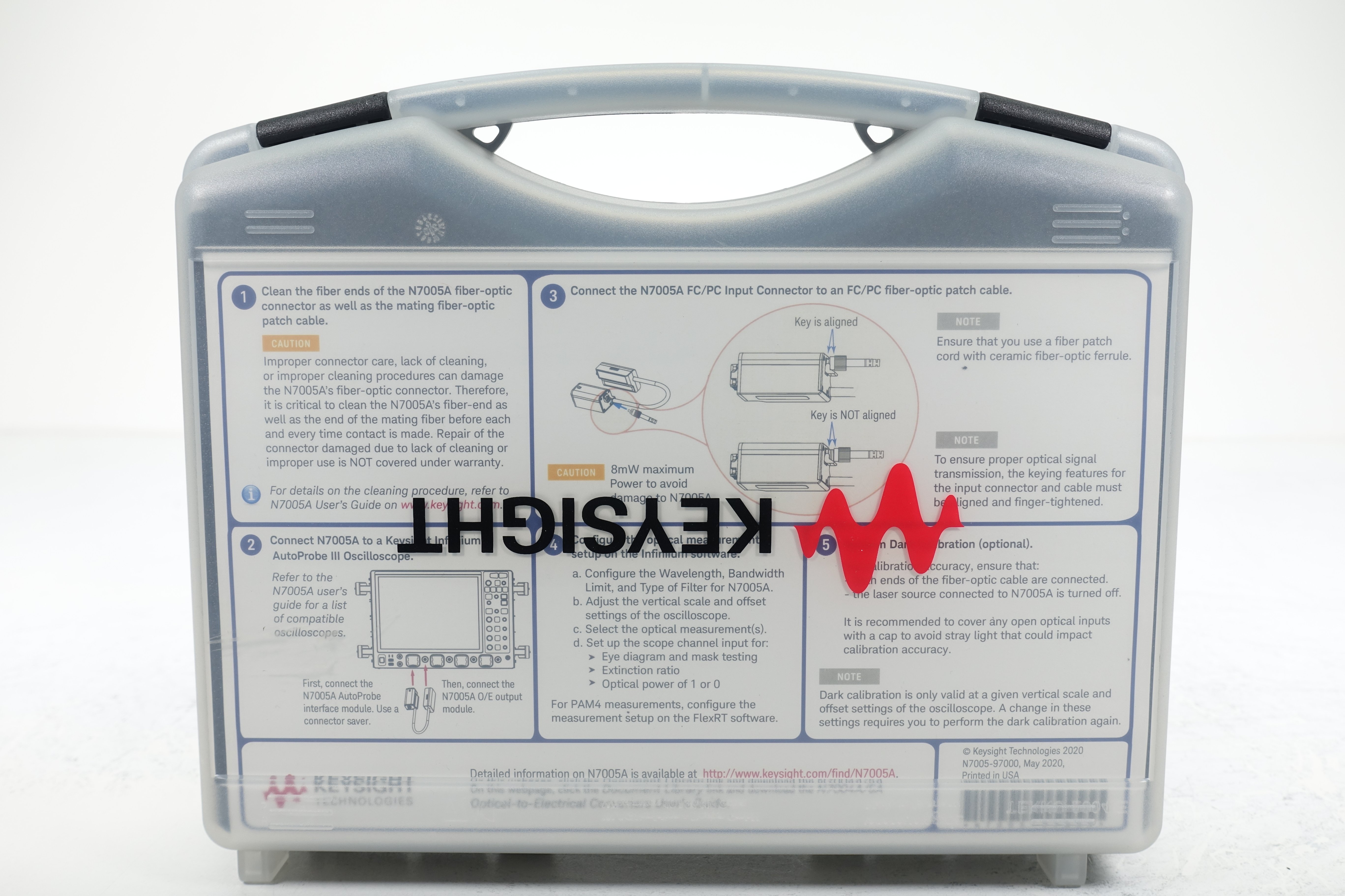 Keysight N7005A Optical-to-Electrical Converter / 60 GHz