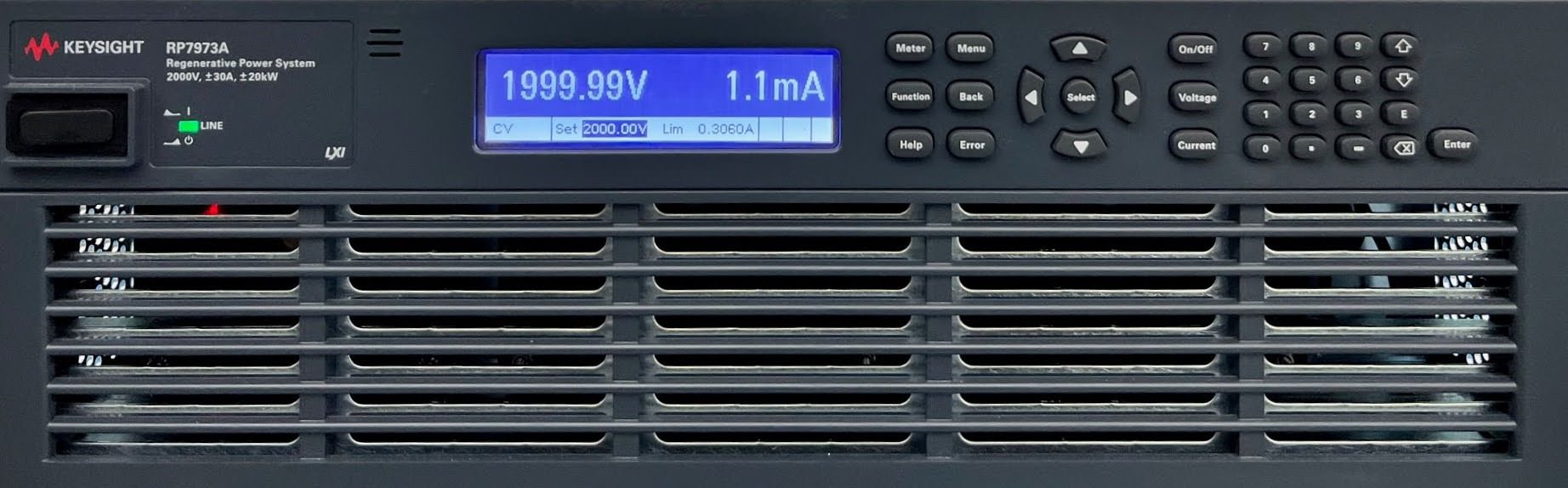 Keysight RP7973A Regenerative Power System / PV Mode / 2000V / +/-30A / 20kW / 400/480 VAC Keysight RP7973A Regenerative Power System / PV Mode / 2000V / +/-30A / 20kW / 400/480 VAC