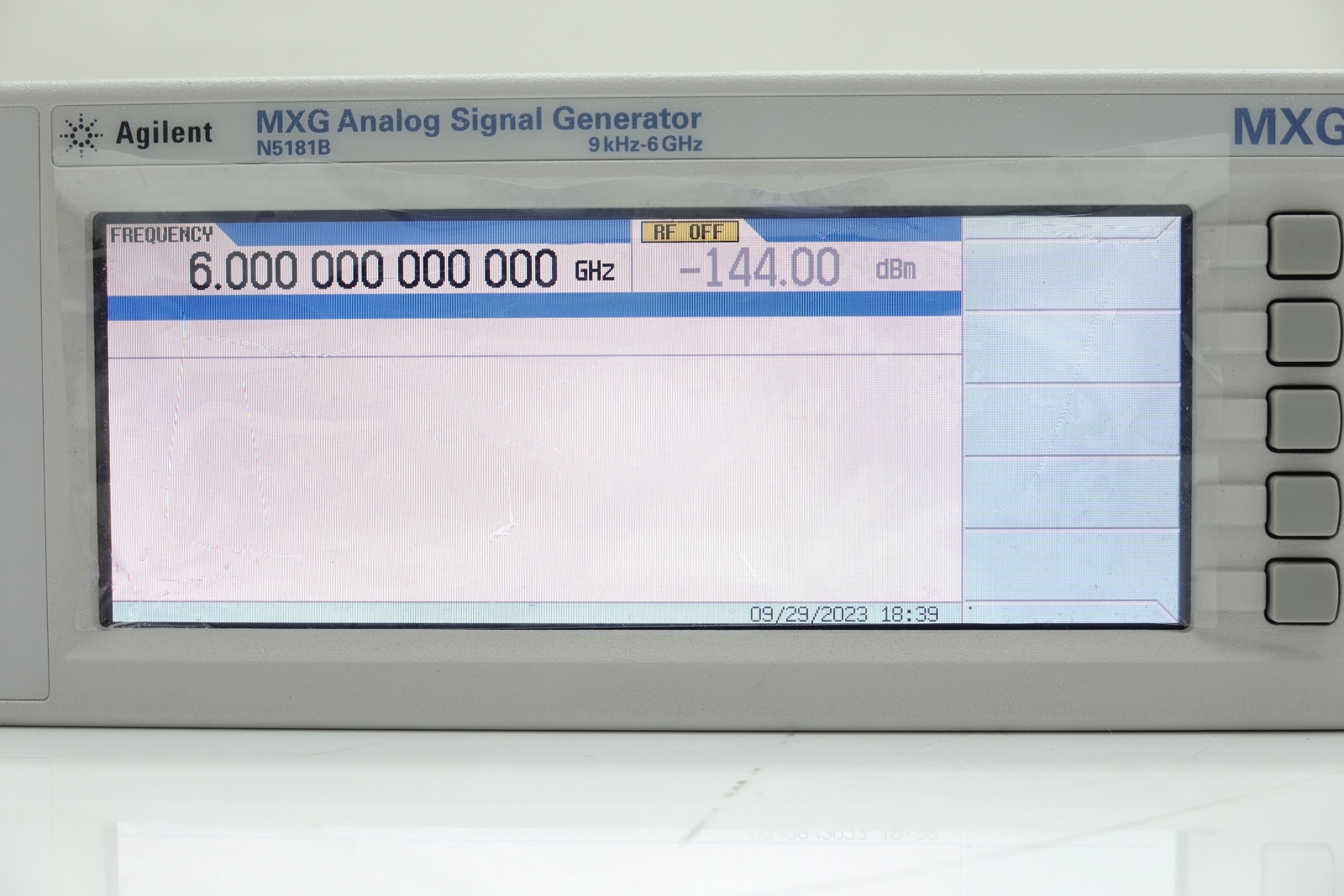 Keysight N5181B-506 9 kHz to 6 GHz