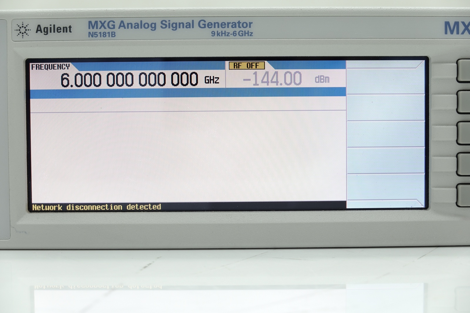 Keysight N5181B-506 9 kHz to 6 GHz