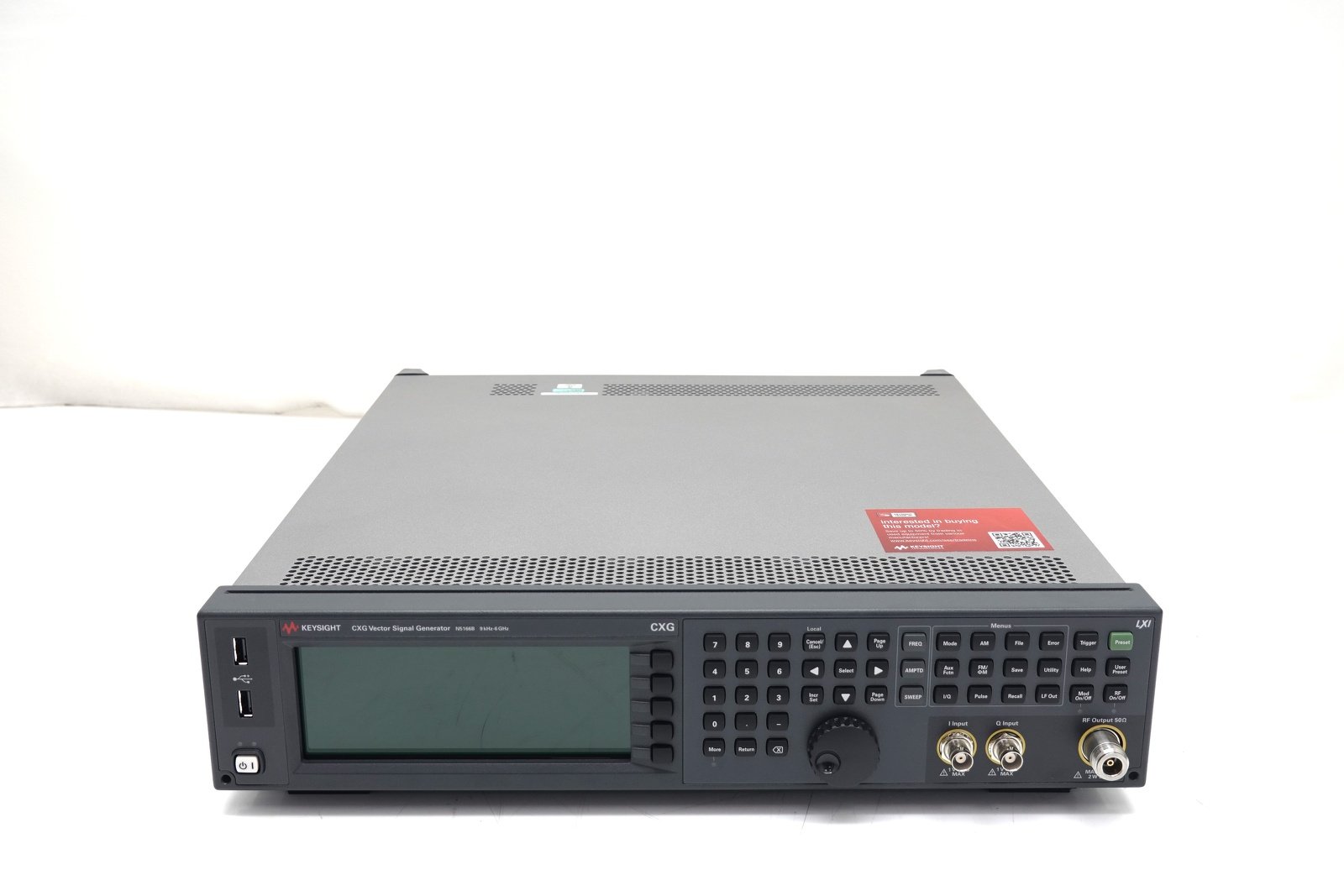 Keysight N5166B CXG X-Series RF Vector Signal Generator 