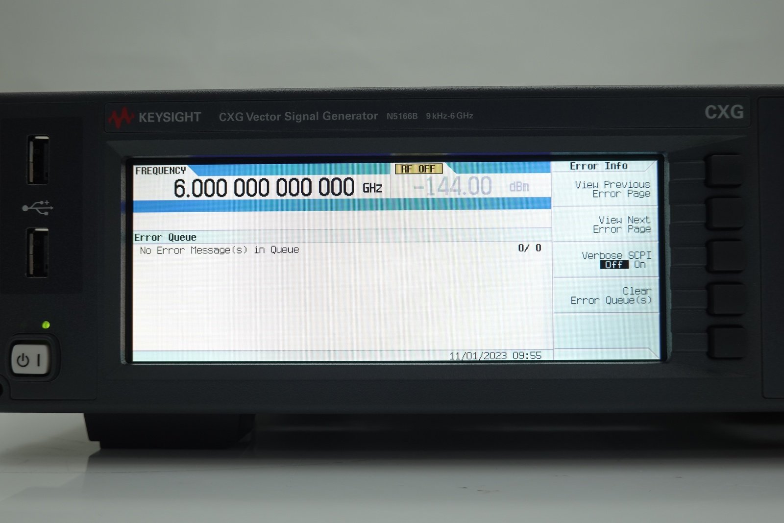 Keysight N5166B CXG X-Series RF Vector Signal Generator 