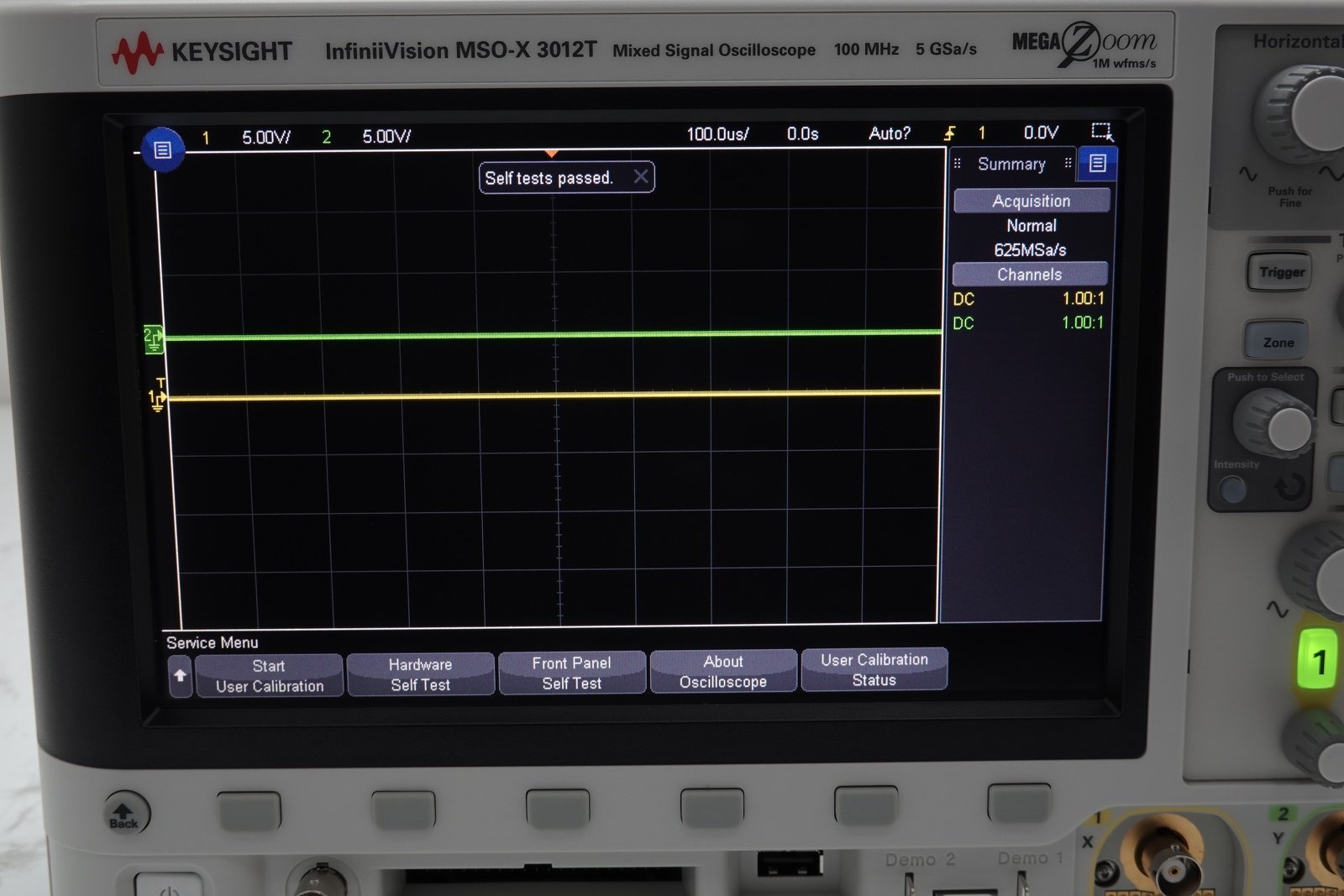 Keysight MSOX3012T Mixed Signal Oscilloscope / 100 MHz / 2 Analog Plus 16 Digital Channels Keysight MSOX3012T Mixed Signal Oscilloscope / 100 MHz / 2 Analog Plus 16 Digital Channels