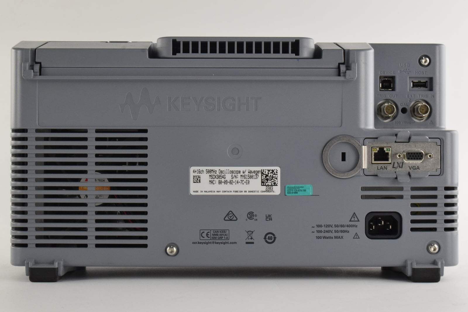 Keysight Used MSOX3054G - Actual Instrument - Image 2