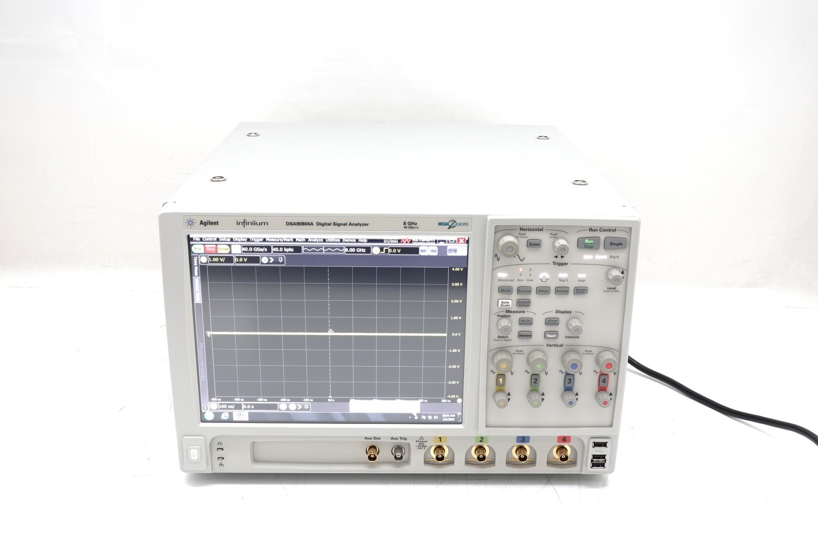 Keysight DSA90804A Infiniium High Performance Oscilloscope / 8GHz / 40GSa/s / 4 Channels / 50M Memory Keysight DSA90804A Infiniium High Performance Oscilloscope / 8GHz / 40GSa/s / 4 Channels / 50M Memory