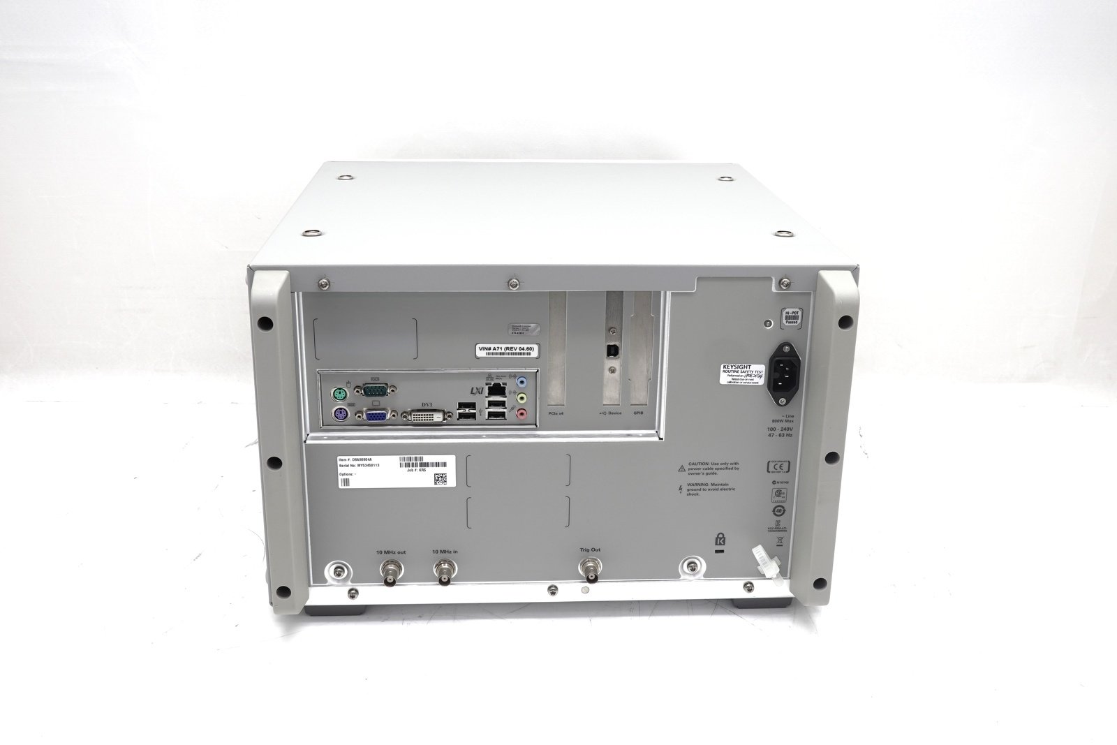 Keysight DSA90804A Infiniium High Performance Oscilloscope / 8GHz / 40GSa/s / 4 Channels / 50M Memory Keysight DSA90804A Infiniium High Performance Oscilloscope / 8GHz / 40GSa/s / 4 Channels / 50M Memory