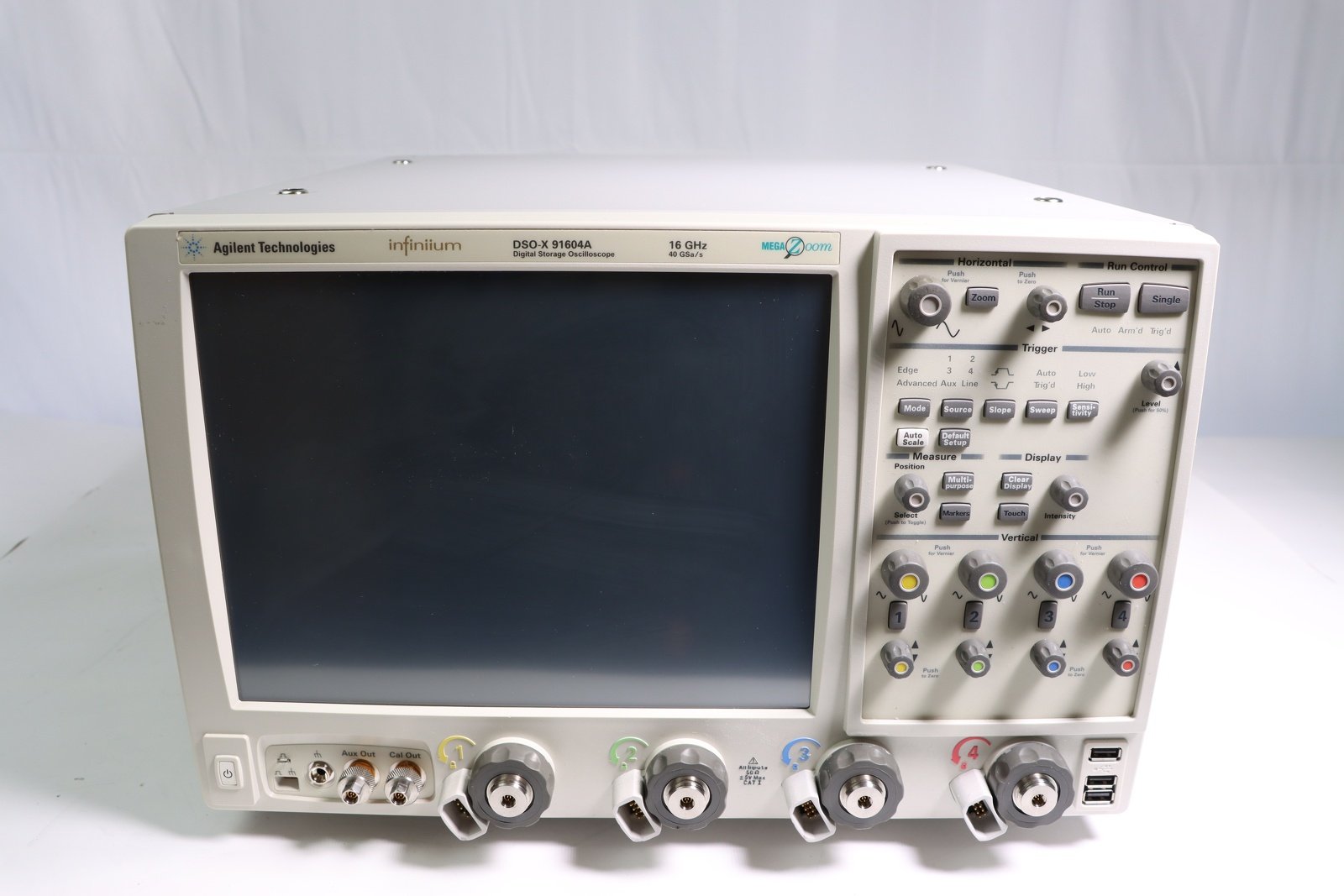 Keysight DSOX91604A Infiniium High Performance Oscilloscope / 16 GHz / 40/80 GSa/s / 4 Channels Keysight DSOX91604A Infiniium High Performance Oscilloscope / 16 GHz / 40/80 GSa/s / 4 Channels