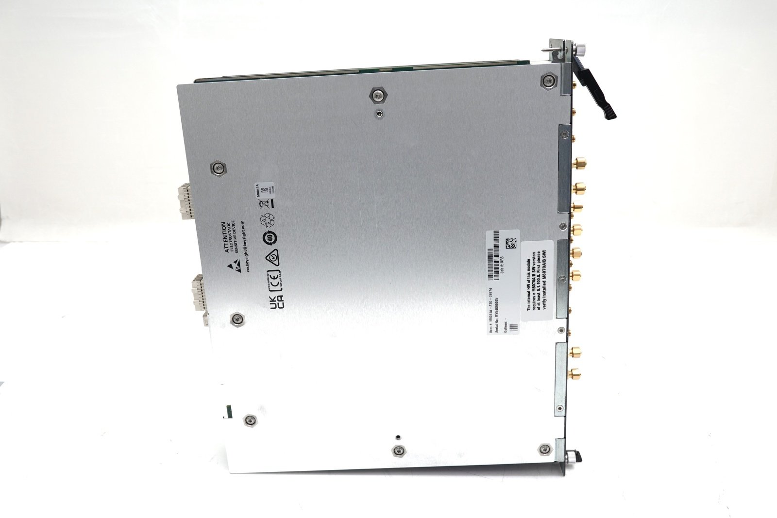Keysight M8041A J-BERT High-Performance BERT Module / 8.5/16Gb/s Generator Analyzer Clock / 3-slot AXIe Keysight M8041A J-BERT High-Performance BERT Module / 8.5/16Gb/s Generator Analyzer Clock / 3-slot AXIe