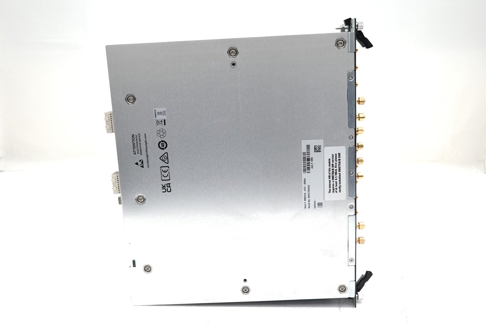 Keysight M8041A J-BERT High-Performance BERT Module / 8.5/16Gb/s Generator Analyzer Clock / 3-slot AXIe Keysight M8041A J-BERT High-Performance BERT Module / 8.5/16Gb/s Generator Analyzer Clock / 3-slot AXIe