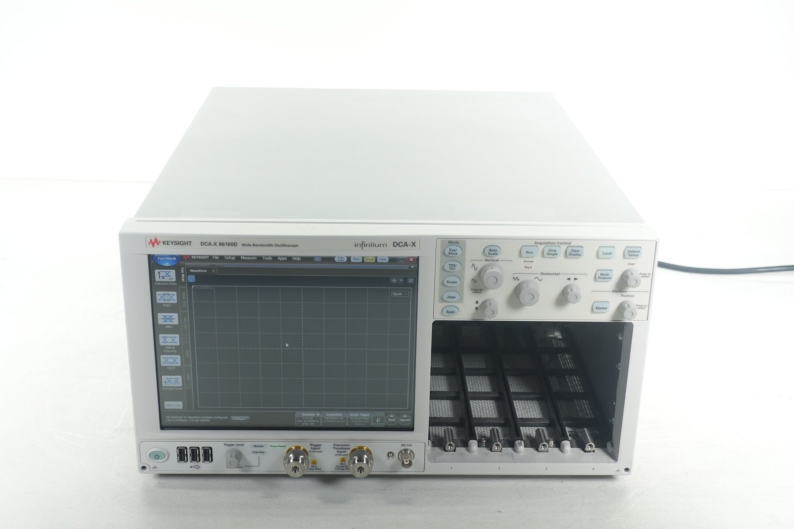 Keysight 86100D Infiniium DCA-X Wide-Bandwidth Oscilloscope Mainframe Keysight 86100D Infiniium DCA-X Wide-Bandwidth Oscilloscope Mainframe