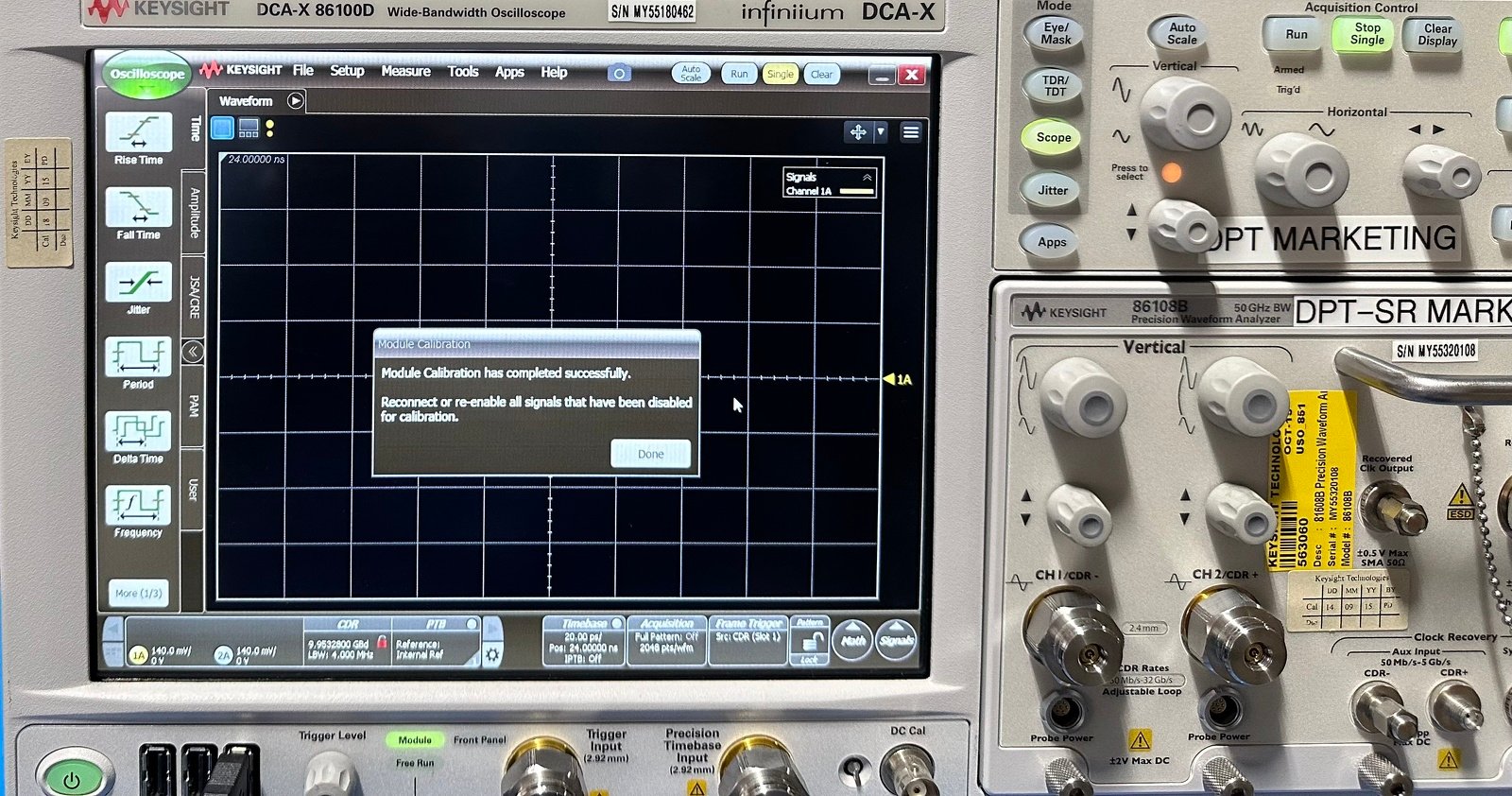 Keysight 86100D Infiniium DCA-X Wide-Bandwidth Oscilloscope Mainframe Keysight 86100D Infiniium DCA-X Wide-Bandwidth Oscilloscope Mainframe