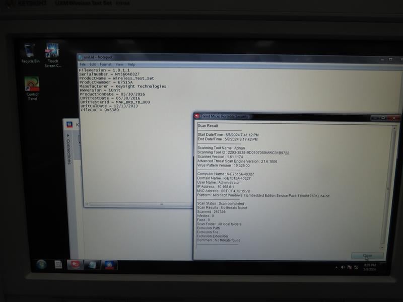 Keysight Used E7515A-506 - Actual Instrument - Image 10
