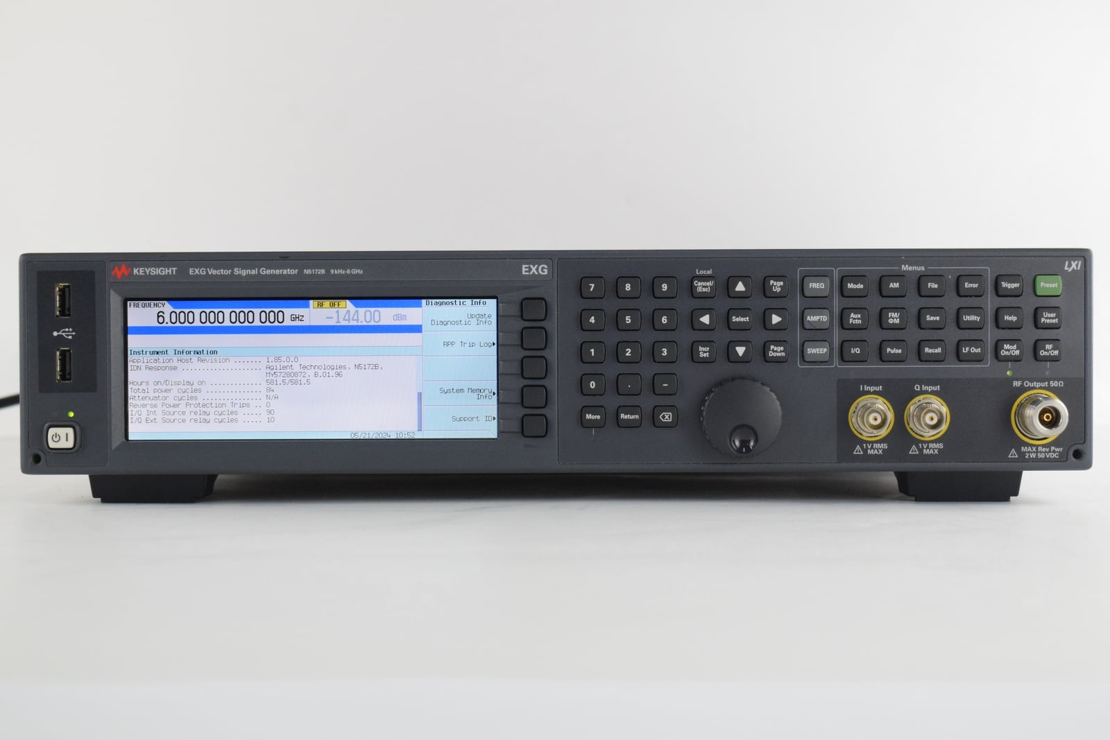 9 kHz to 6 GHz Keysight Used N5172B-506 - Actual Instrument - Image 3