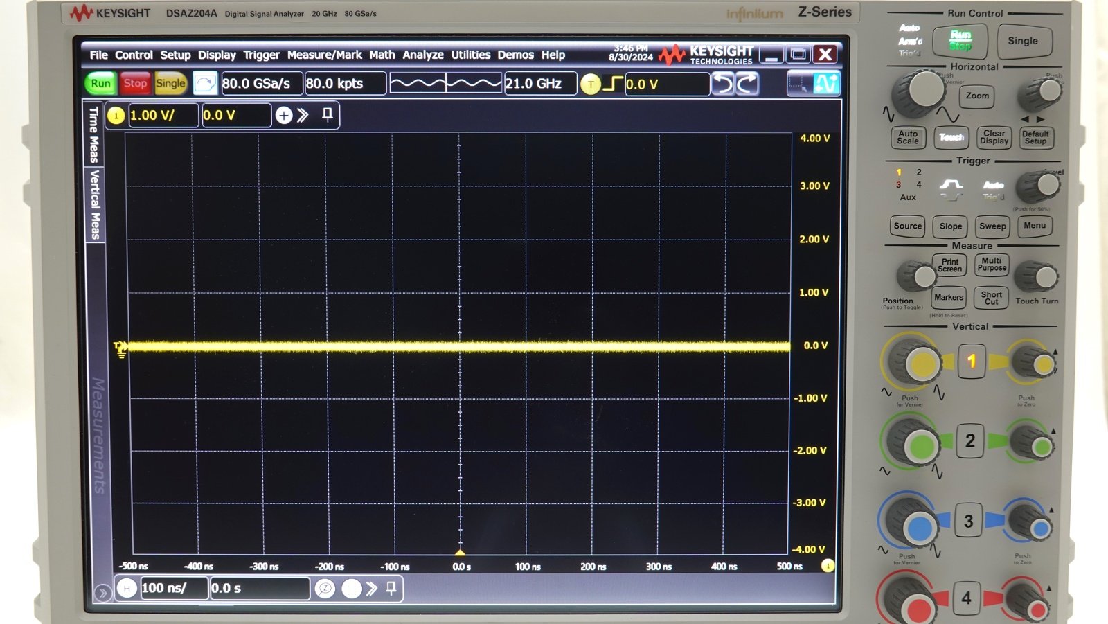 Keysight DSAZ204A Infiniium Oscilloscope / 20 GHz / 80 GSa/s / 4 Channels Keysight DSAZ204A Infiniium Oscilloscope / 20 GHz / 80 GSa/s / 4 Channels