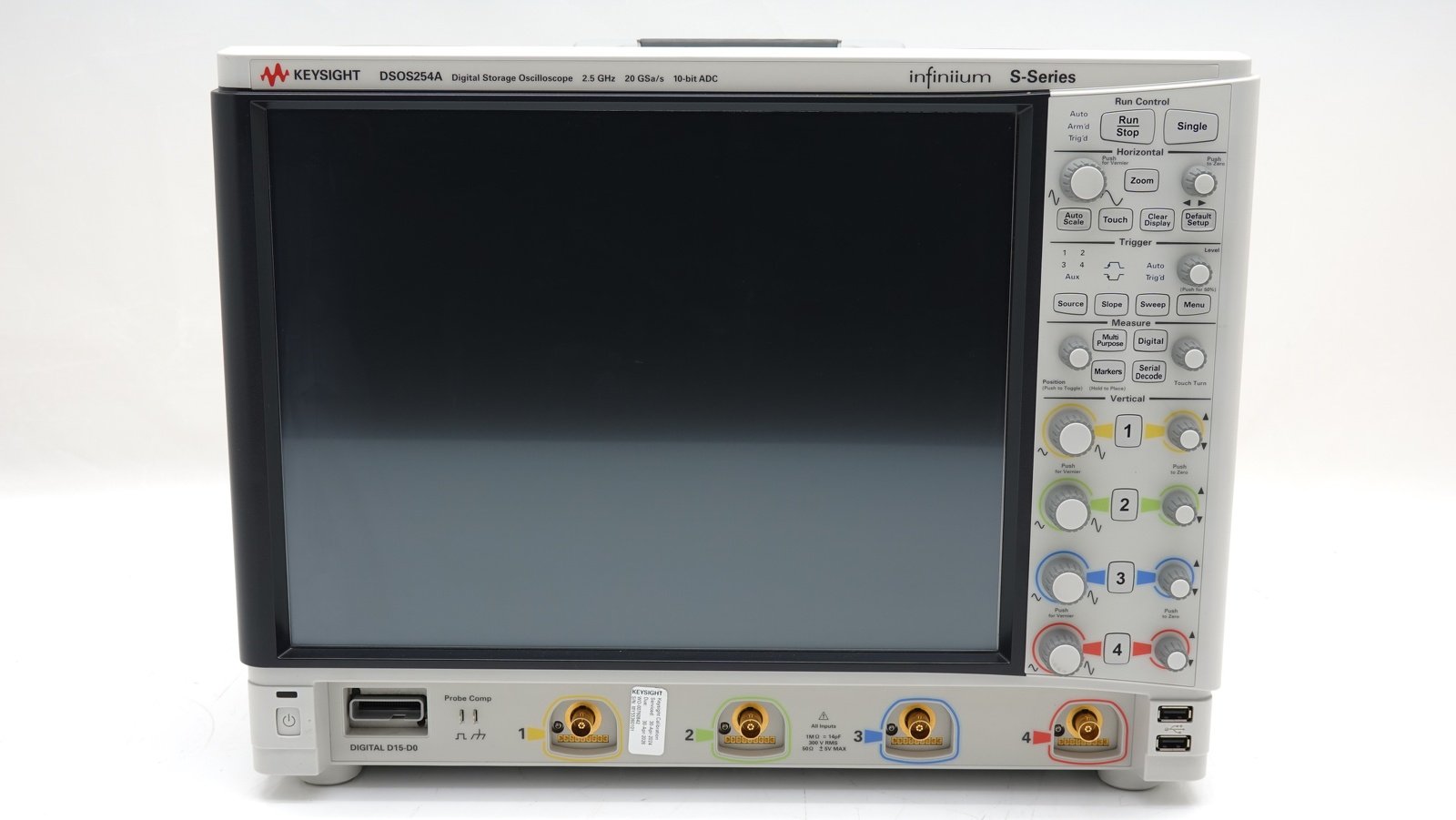 Keysight DSOS254A High-Definition Oscilloscope / 2.5 GHz / 4 Analog Channels