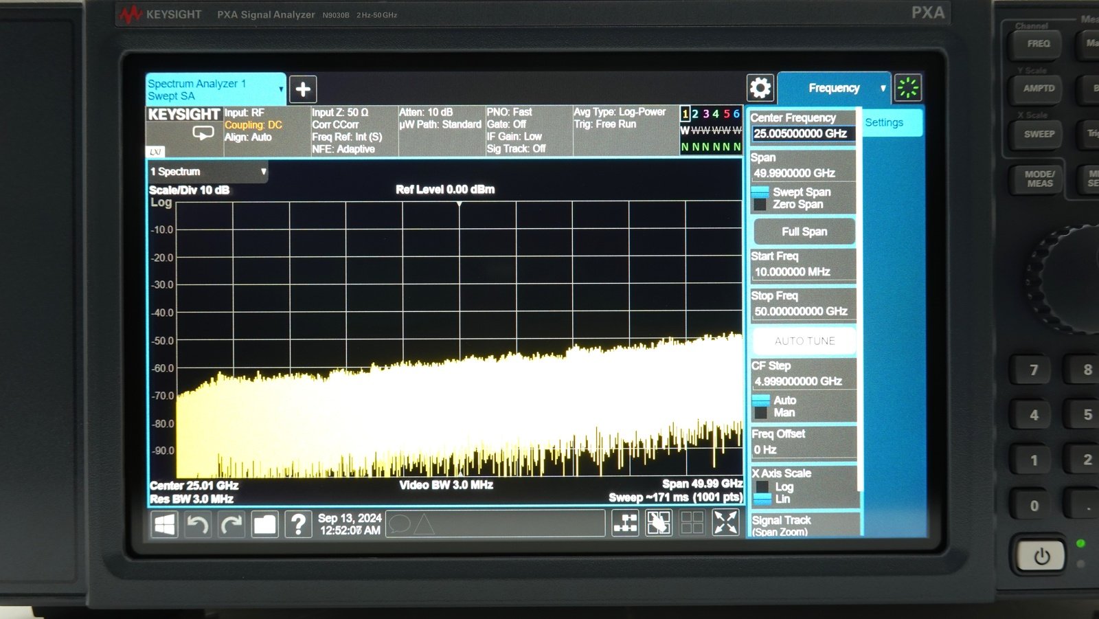 Keysight N9030B-550 2 Hz to 50 GHz