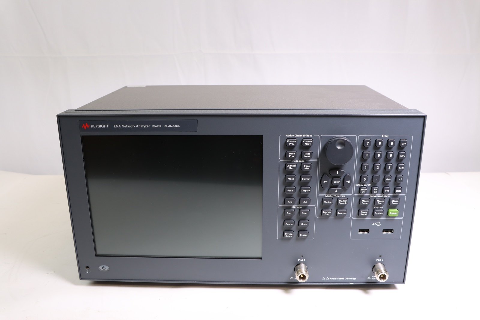 Keysight E5061B-235 S-parameter Test Set / 100 kHz to 3 GHz / 50 Ohm System Impedance Keysight E5061B-235 S-parameter Test Set / 100 kHz to 3 GHz / 50 Ohm System Impedance