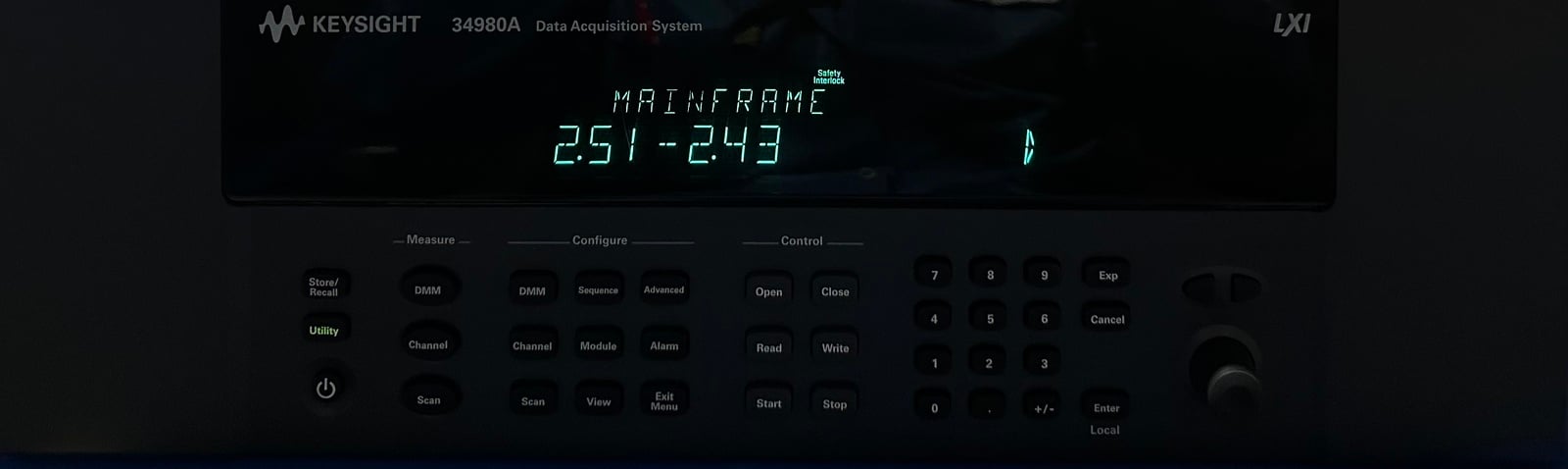 Keysight 34980A Multifunction Switch & Measure Unit / 8-Slot Mainframe / 6.5 Digits Keysight 34980A Multifunction Switch & Measure Unit / 8-Slot Mainframe / 6.5 Digits