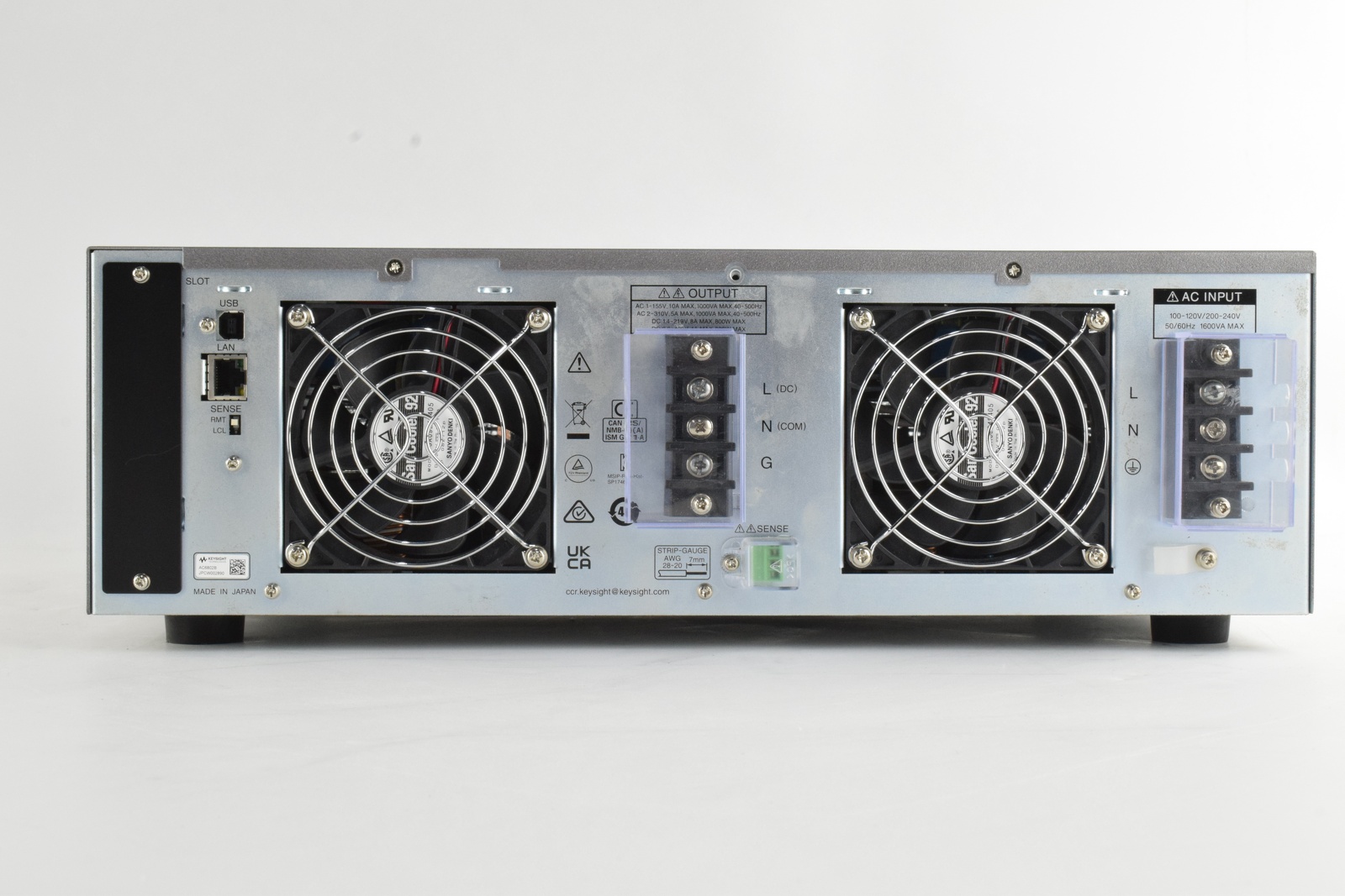 Basic AC Power Source / 1000 VA / 310 V / 5 A Keysight Used AC6802B - Actual Instrument - Image 6