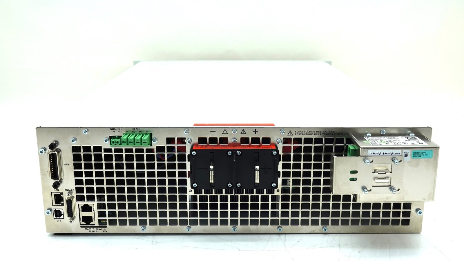 Keysight N8924A Autoranging System DC Power Supply / 750V / 20A / 5000W / 208VAC
