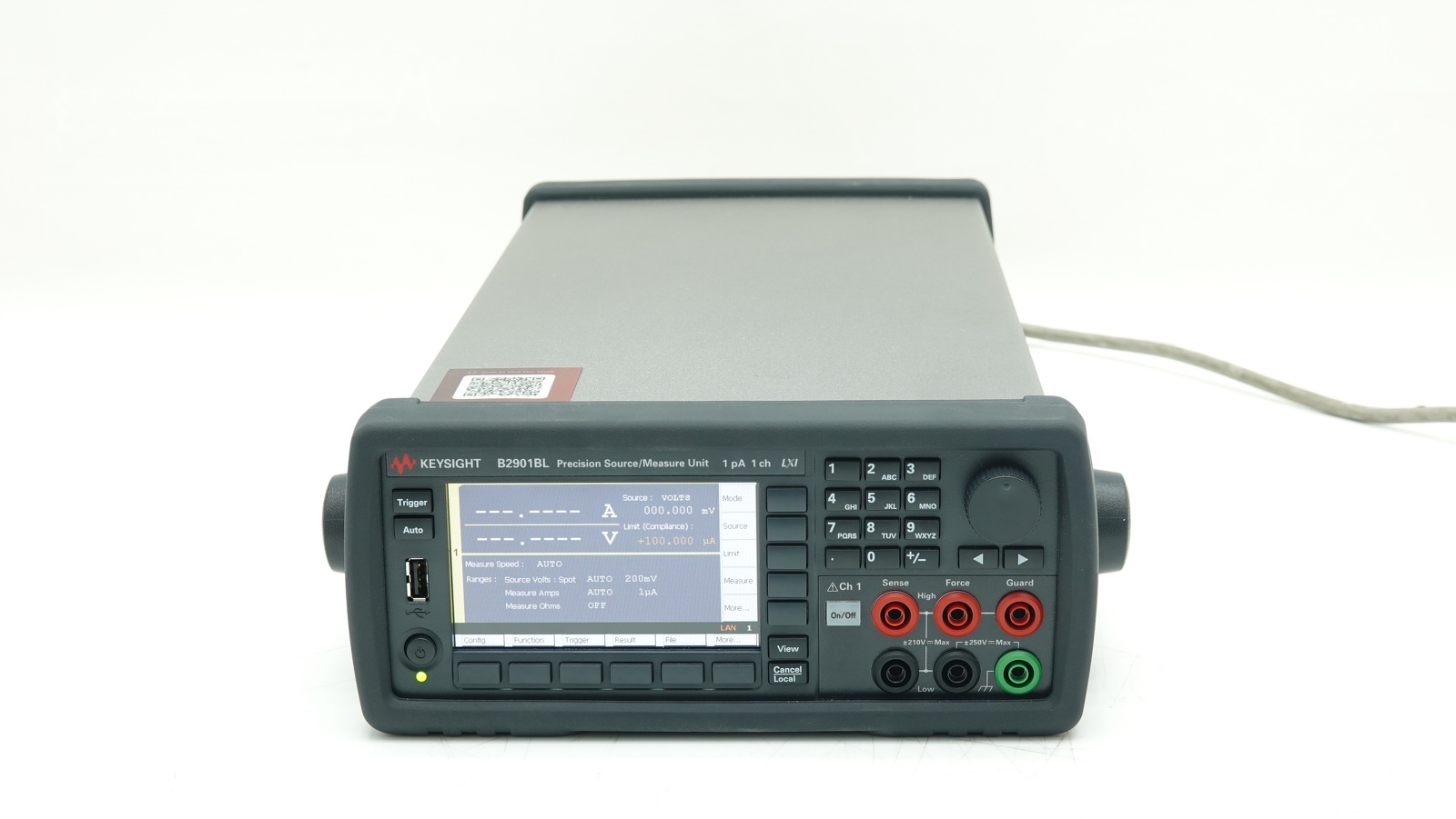 Keysight B2901BL Precision Source/Measure Unit / 1 Channel / 1pA resolution / 21V / 1.5A Keysight B2901BL Precision Source/Measure Unit / 1 Channel / 1pA resolution / 21V / 1.5A