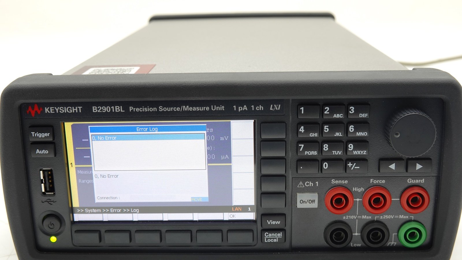 Keysight B2901BL Precision Source/Measure Unit / 1 Channel / 1pA resolution / 21V / 1.5A Keysight B2901BL Precision Source/Measure Unit / 1 Channel / 1pA resolution / 21V / 1.5A