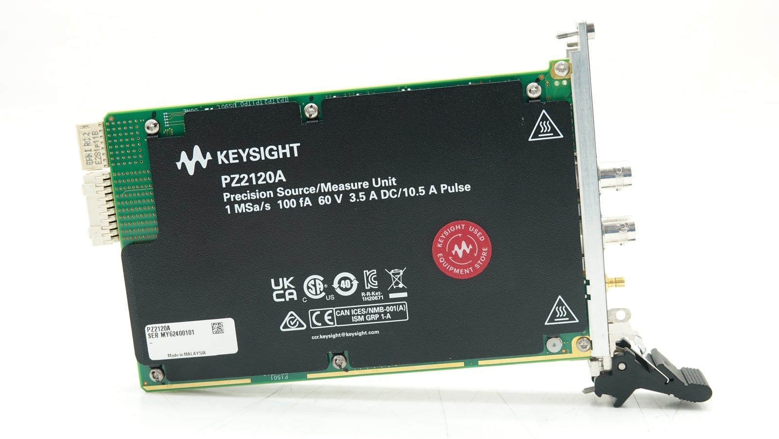 High-Speed Precision SMU / 1 MSa/s / 100 fA / 60 V / 3.5 A DC/10.5 A Pulse Keysight Used PZ2120A - Actual Instrument - Image 6