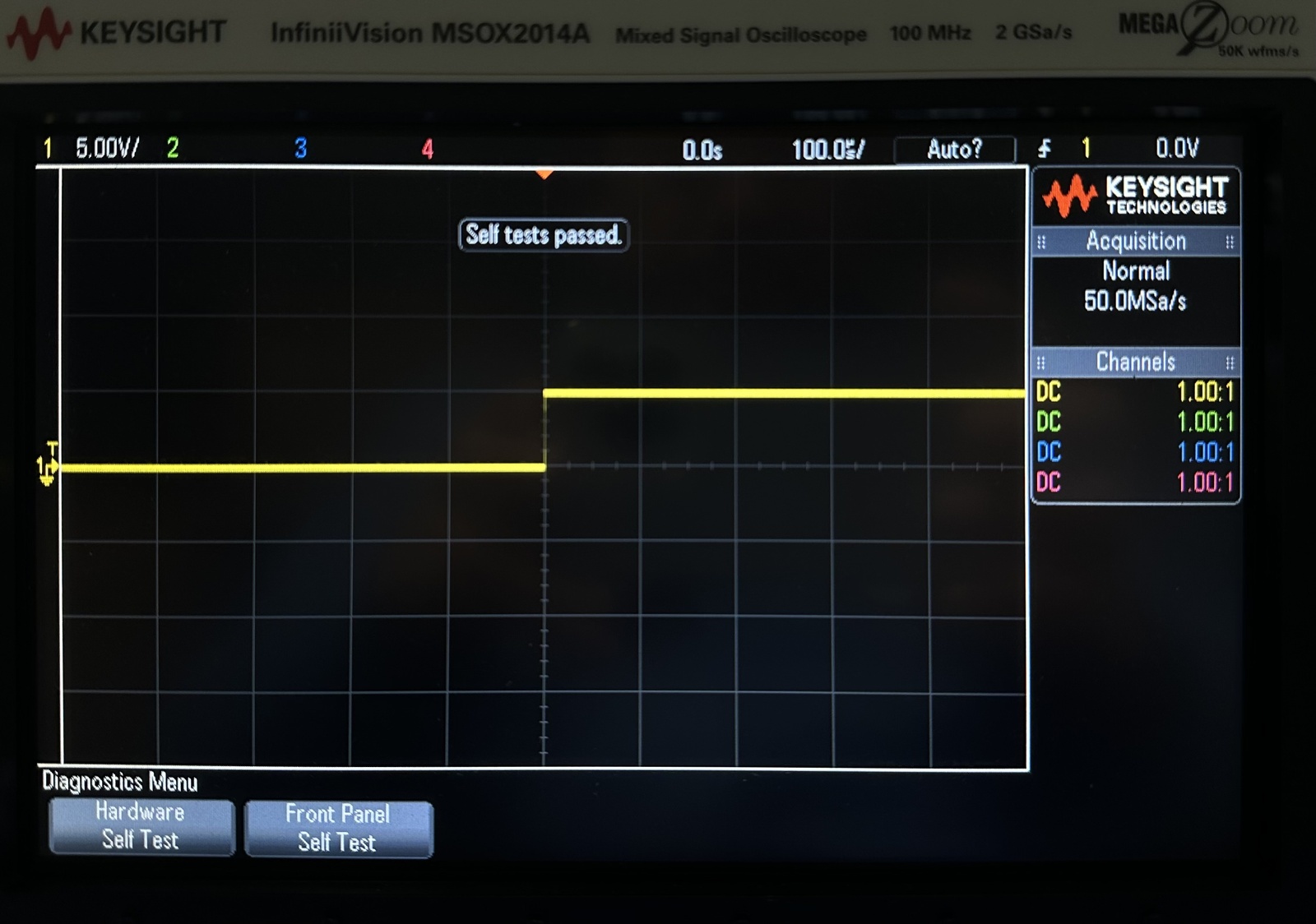 Keysight MSOX2014A Oscilloscope / Mixed Signal / 4-channel / 100MHz
