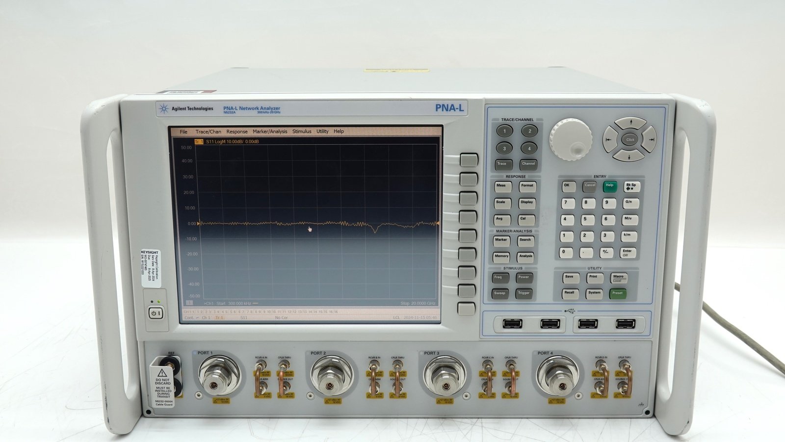 Keysight N5232A-416 4-ports / Configurable Test Set / Source Attenuators Keysight N5232A-416 4-ports / Configurable Test Set / Source Attenuators
