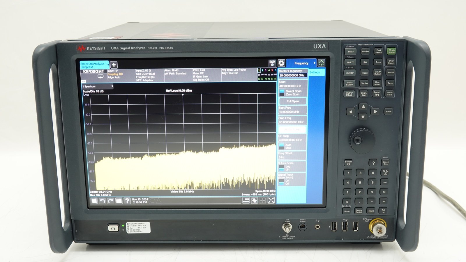 Keysight N9040B-550 2 Hz to 50 GHz