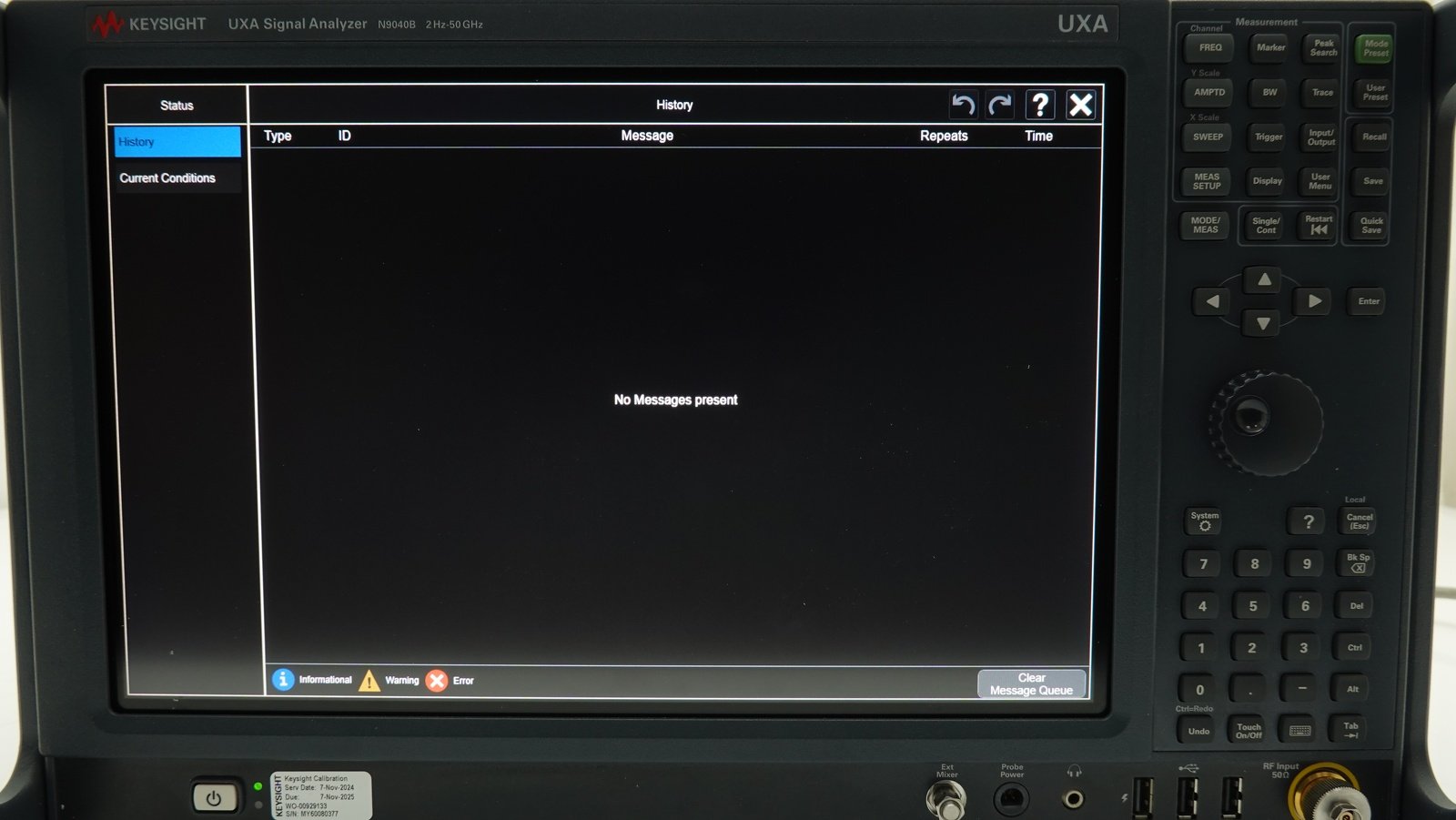 Keysight N9040B-550 2 Hz to 50 GHz