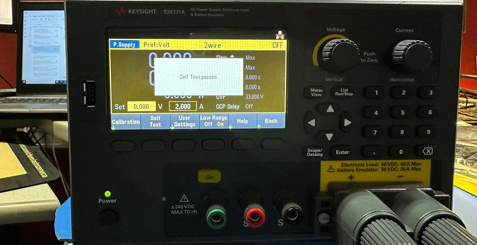 Battery Emulator and Profiler Keysight Used E36731A - Actual Instrument - Image 9