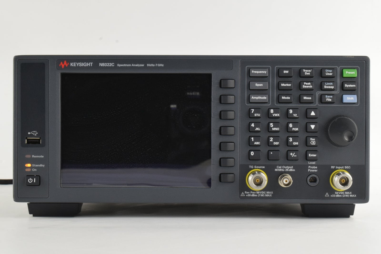 Basic Spectrum Analyzer (BSA) / 9 kHz to 7 GHz Keysight Used N9322C - Actual Instrument - Image 6