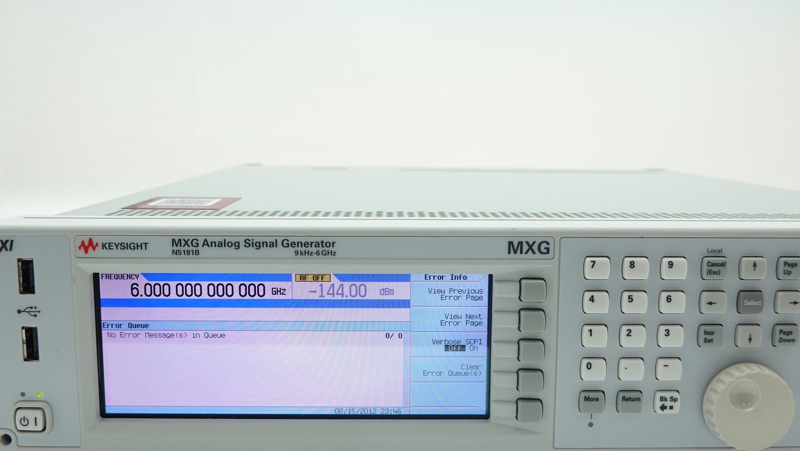 Keysight N5181B-506 9 kHz to 6 GHz