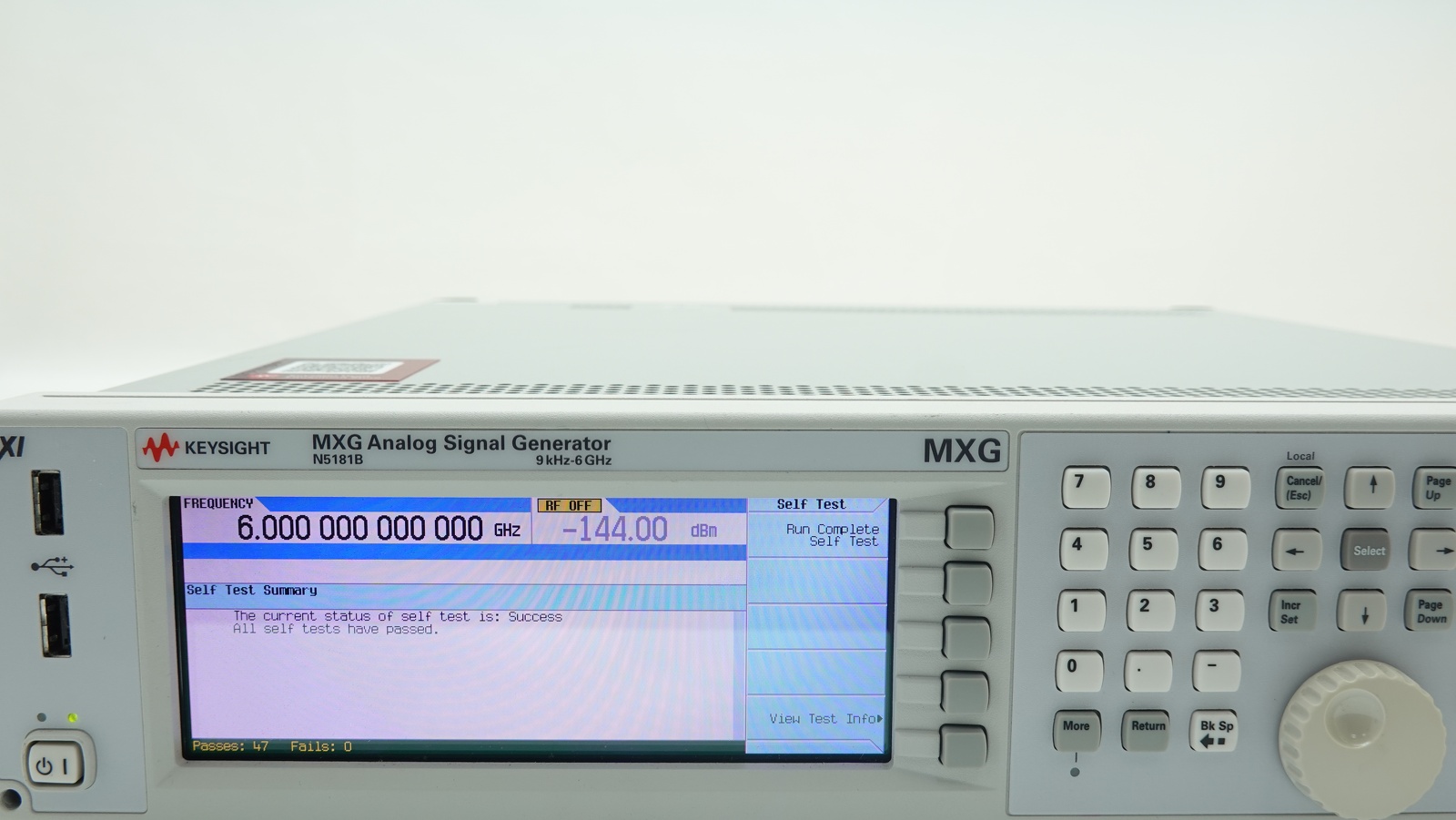 Keysight N5181B-506 9 kHz to 6 GHz