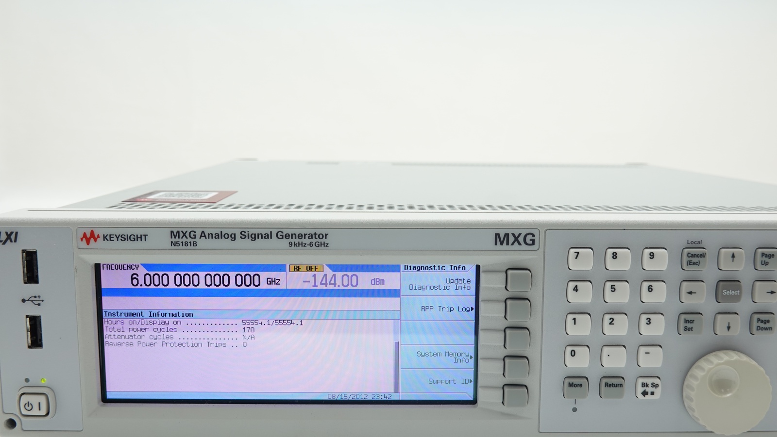 Keysight N5181B-506 9 kHz to 6 GHz