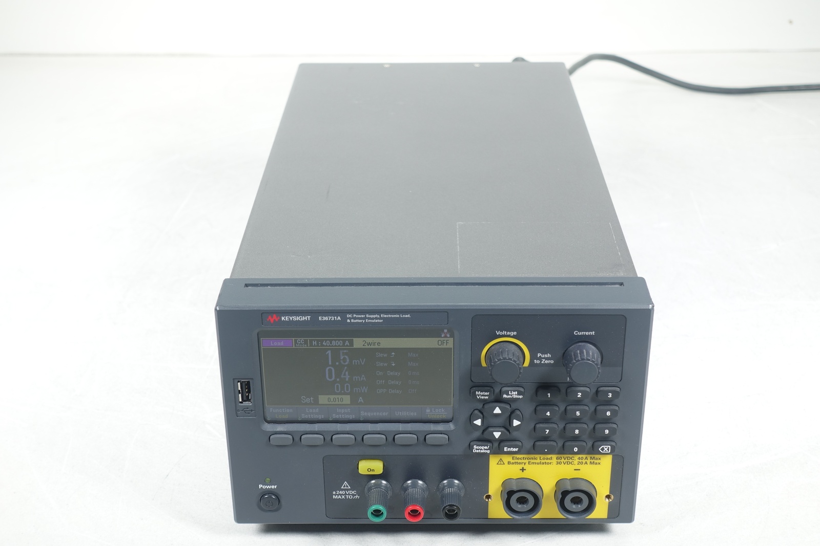 Battery Emulator and Profiler Keysight Used E36731A - Actual Instrument - Image 1