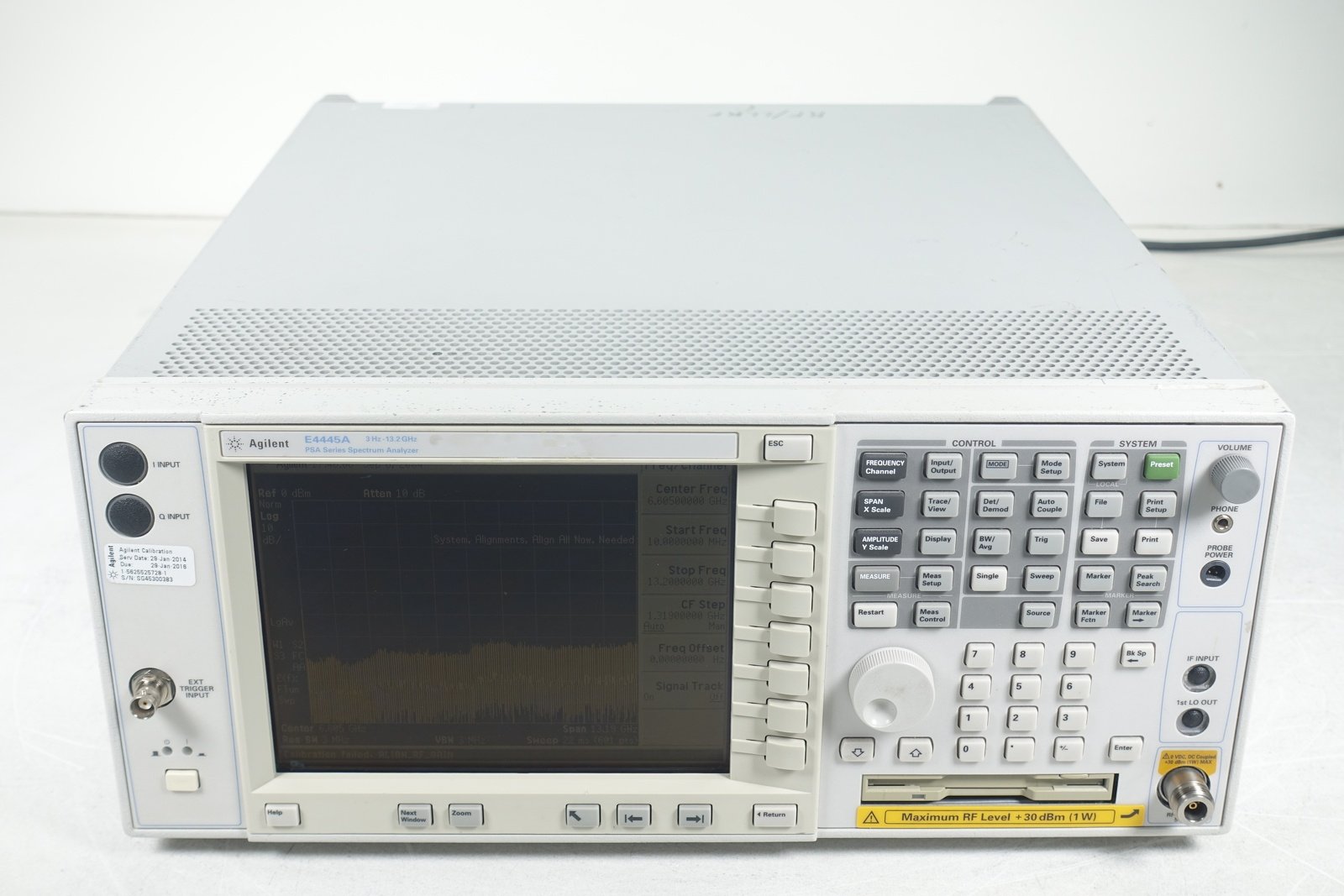 Keysight E4445A PSA Spectrum Analyzer / 3 Hz to 13.2 GHz