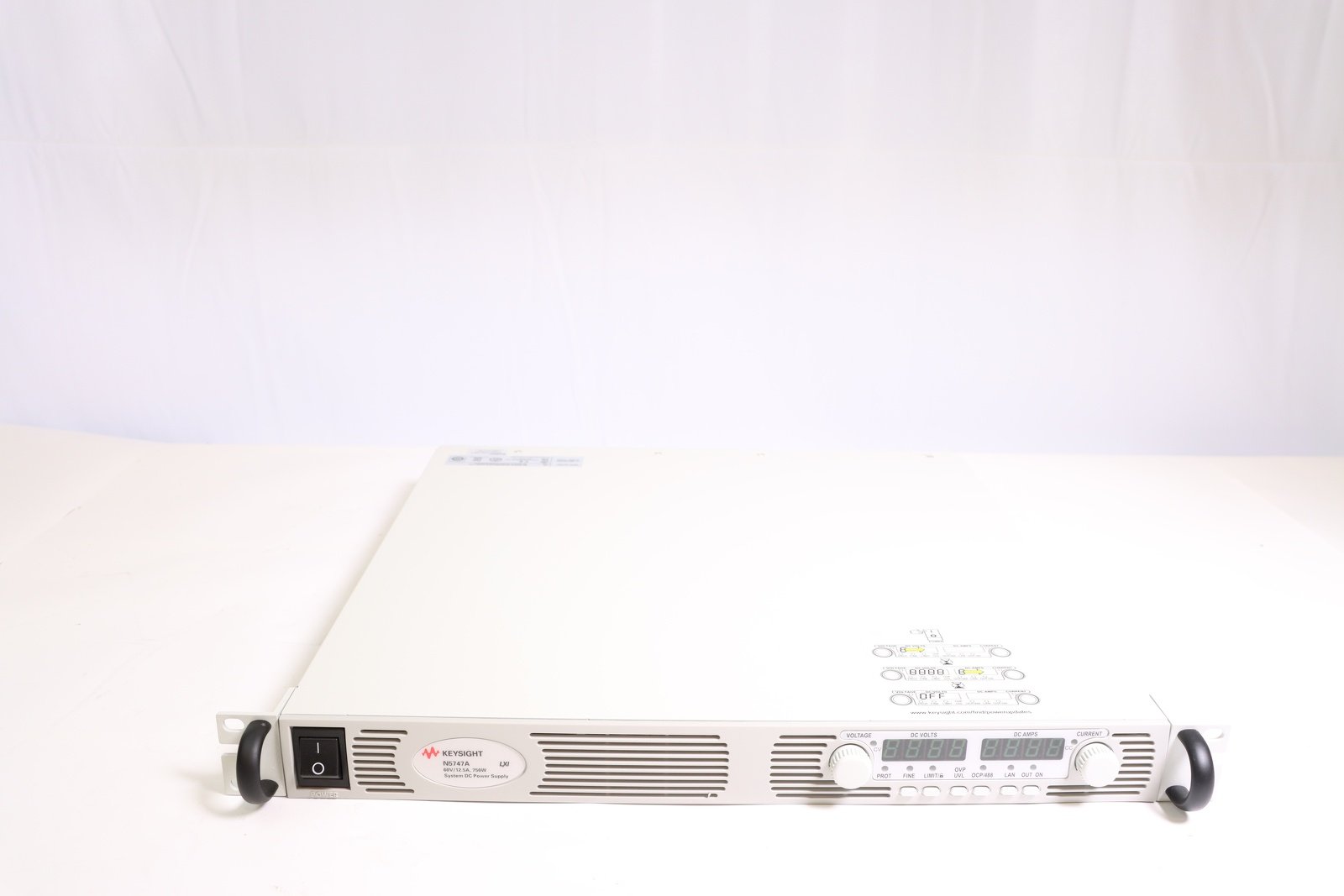 Keysight N5747A DC System Power Supply / 60V / 12.5A / 750W