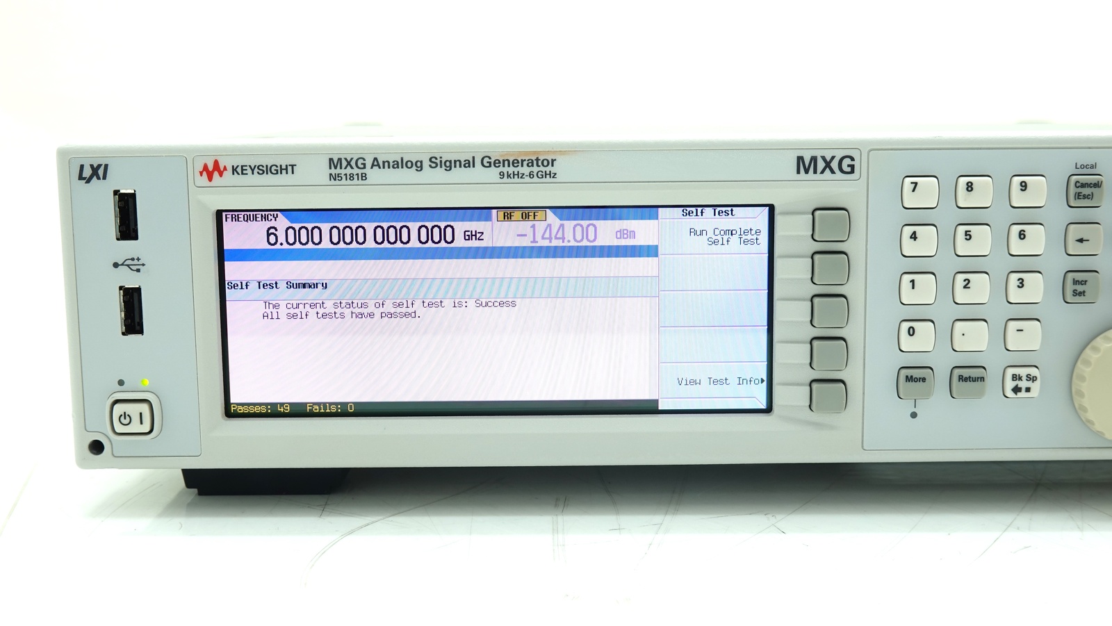 9 kHz to 6 GHz Keysight Used N5181B-506 - Actual Instrument - Image 11