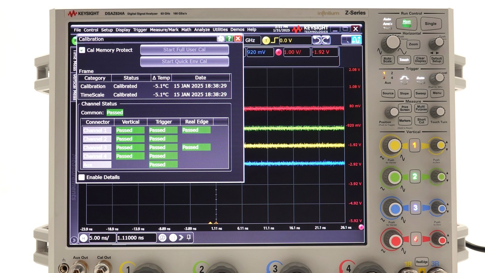 Keysight DSAZ634A Infiniium Oscilloscope / 63 GHz / 160/80 GSa/s / 4 Channels Keysight DSAZ634A Infiniium Oscilloscope / 63 GHz / 160/80 GSa/s / 4 Channels