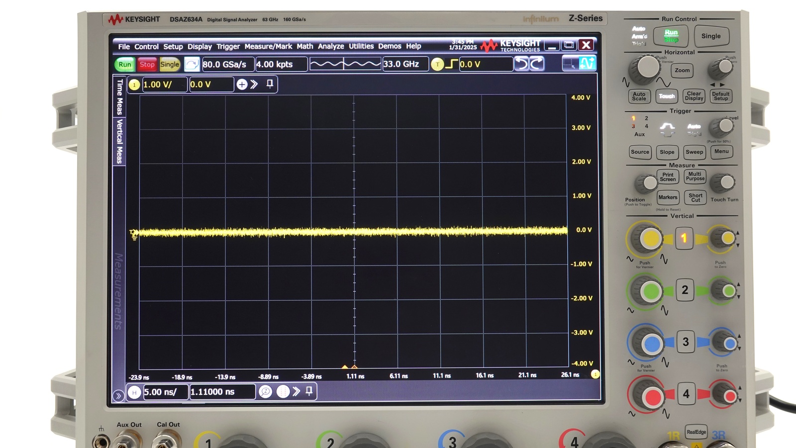 Keysight DSAZ634A Infiniium Oscilloscope / 63 GHz / 160/80 GSa/s / 4 Channels Keysight DSAZ634A Infiniium Oscilloscope / 63 GHz / 160/80 GSa/s / 4 Channels