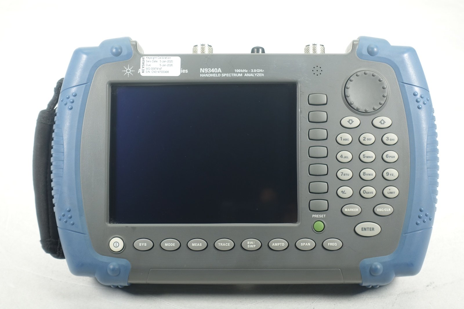 Keysight N9340A Handheld RF Spectrum Analyzer / 100 kHz to 3 GHz