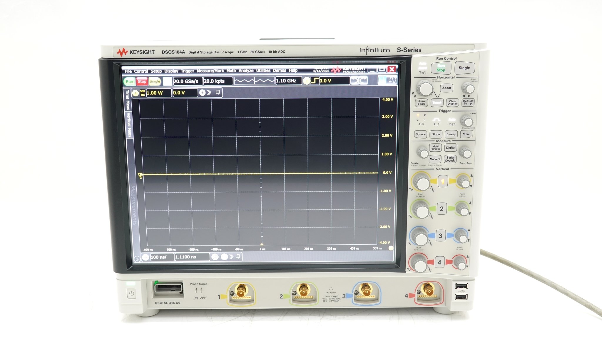 Keysight DSOS104A High-Definition Oscilloscope / 1 GHz / 4 Analog Channels Keysight DSOS104A High-Definition Oscilloscope / 1 GHz / 4 Analog Channels