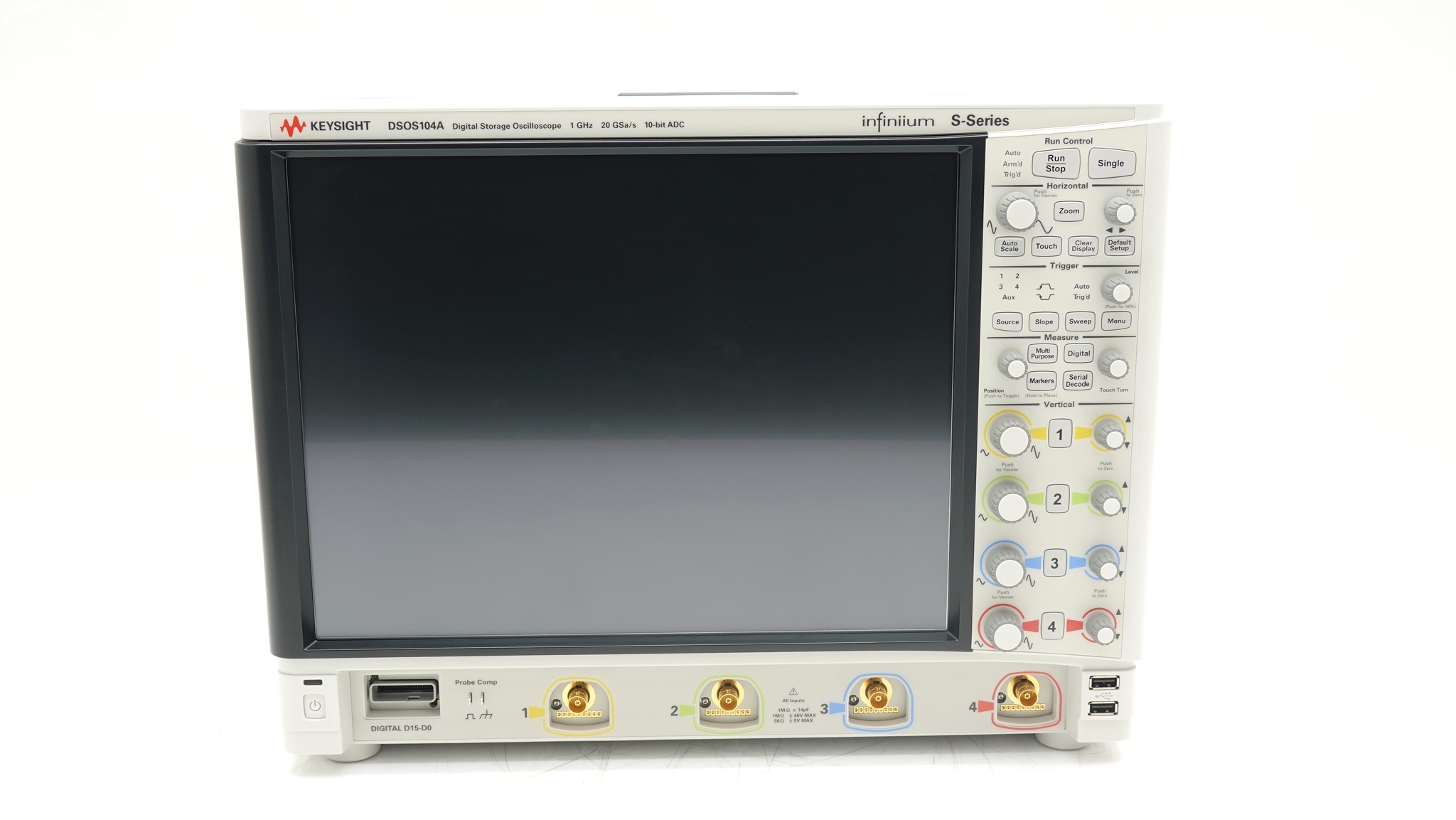 Keysight DSOS104A High-Definition Oscilloscope / 1 GHz / 4 Analog Channels Keysight DSOS104A High-Definition Oscilloscope / 1 GHz / 4 Analog Channels
