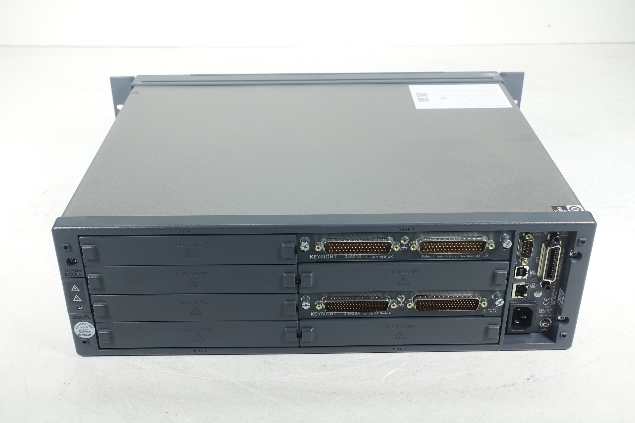 Keysight 34980A Multifunction Switch & Measure Unit / 8-Slot Mainframe / 6.5 Digits Keysight 34980A Multifunction Switch & Measure Unit / 8-Slot Mainframe / 6.5 Digits