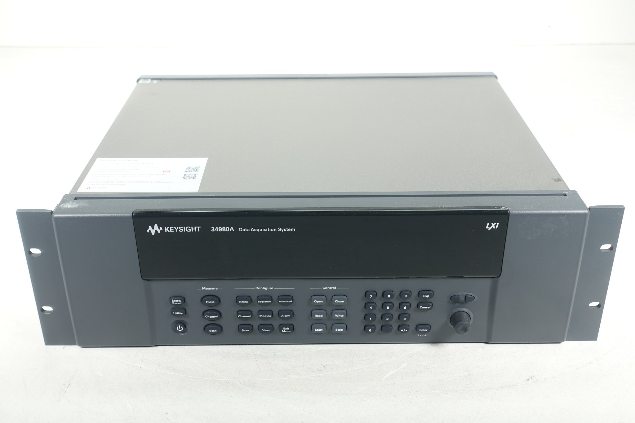 Keysight 34980A Multifunction Switch & Measure Unit / 8-Slot Mainframe / 6.5 Digits Keysight 34980A Multifunction Switch & Measure Unit / 8-Slot Mainframe / 6.5 Digits