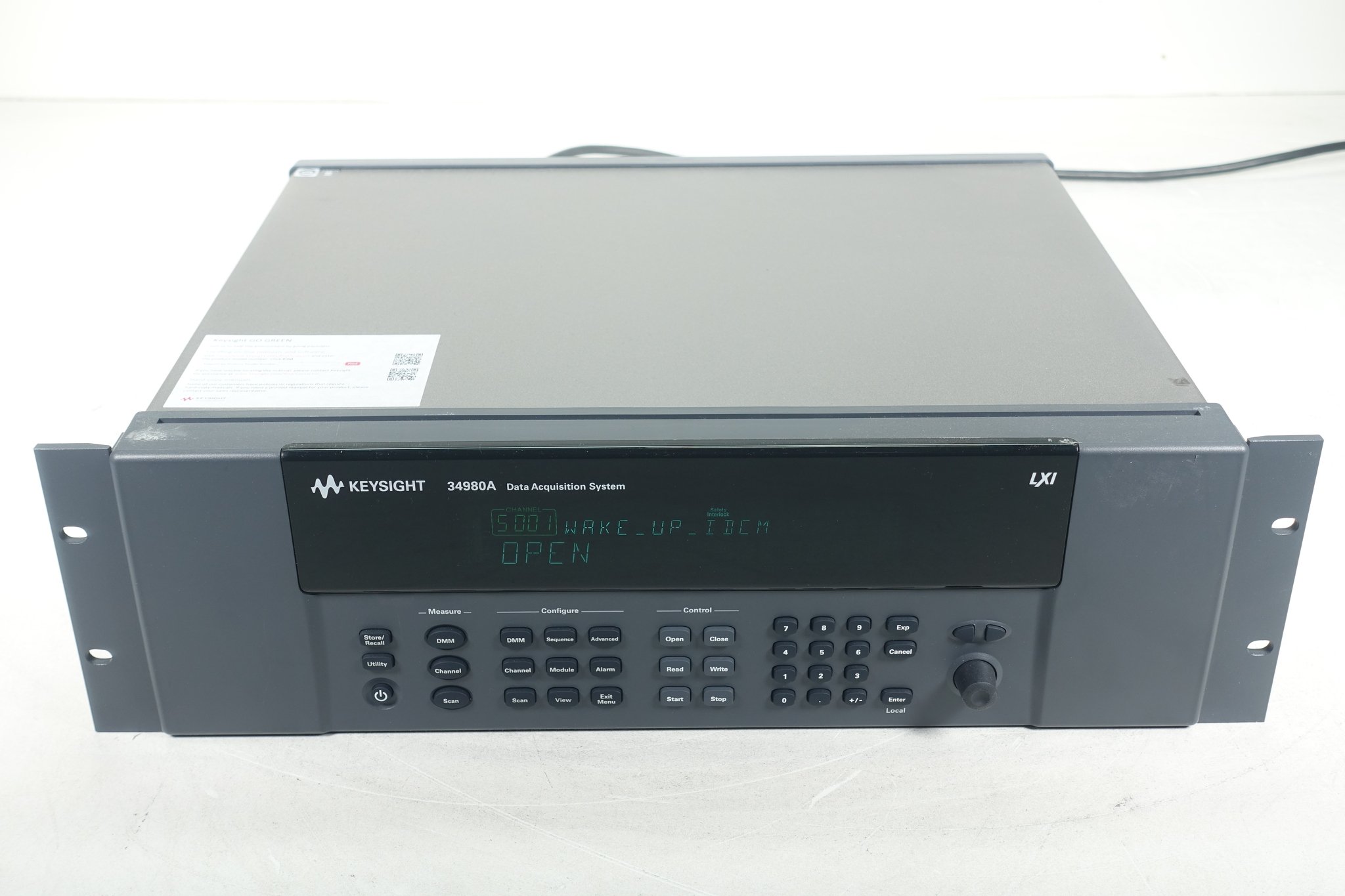 Keysight 34980A Multifunction Switch & Measure Unit / 8-Slot Mainframe / 6.5 Digits Keysight 34980A Multifunction Switch & Measure Unit / 8-Slot Mainframe / 6.5 Digits
